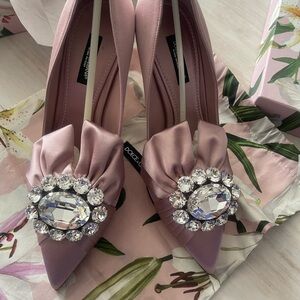 Gorgeous Absolutely New Dolce&Gabbana Satin Shoes